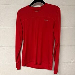 Columbia Men's Vibrant Red Long Sleeve Omni-Wick Tee Size XS